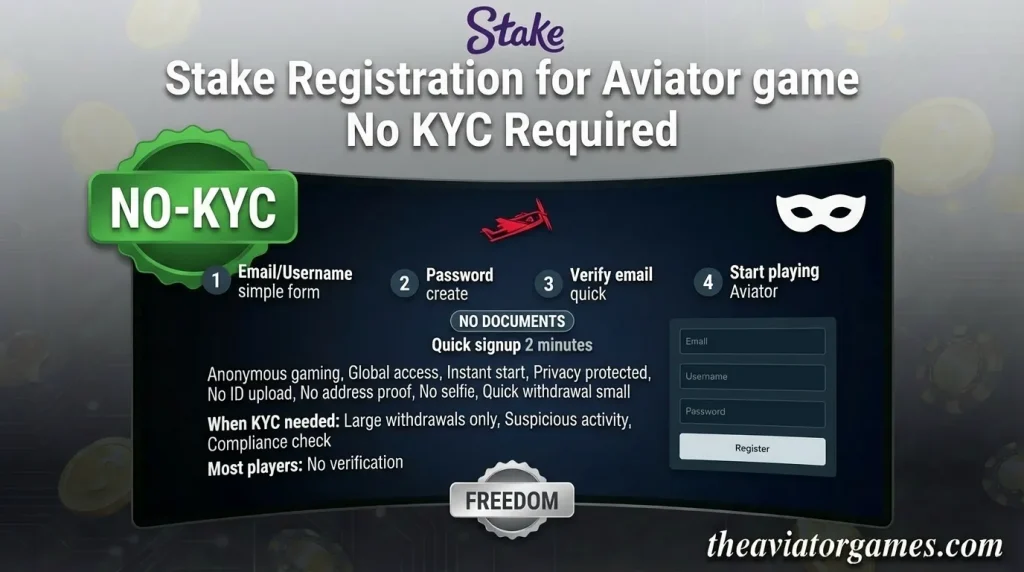 Stake Registration for game — No KYC Required