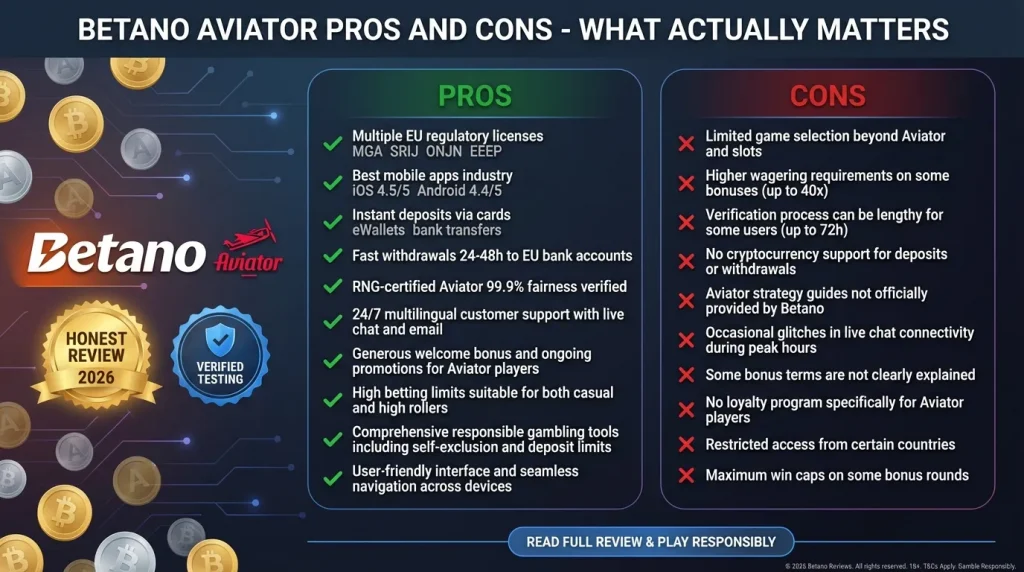 Pros and Cons — What Actually Matters