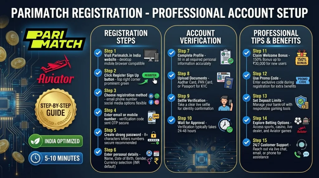 Parimatch Registration — Professional Account Setup