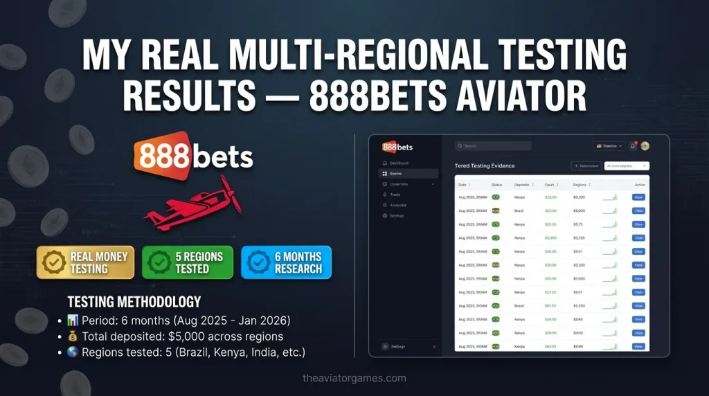 My Real Multi-Regional Testing Results