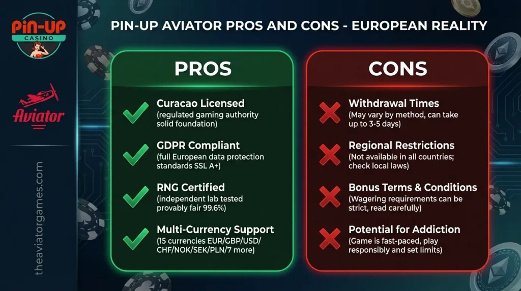 Pros and Cons — European Reality