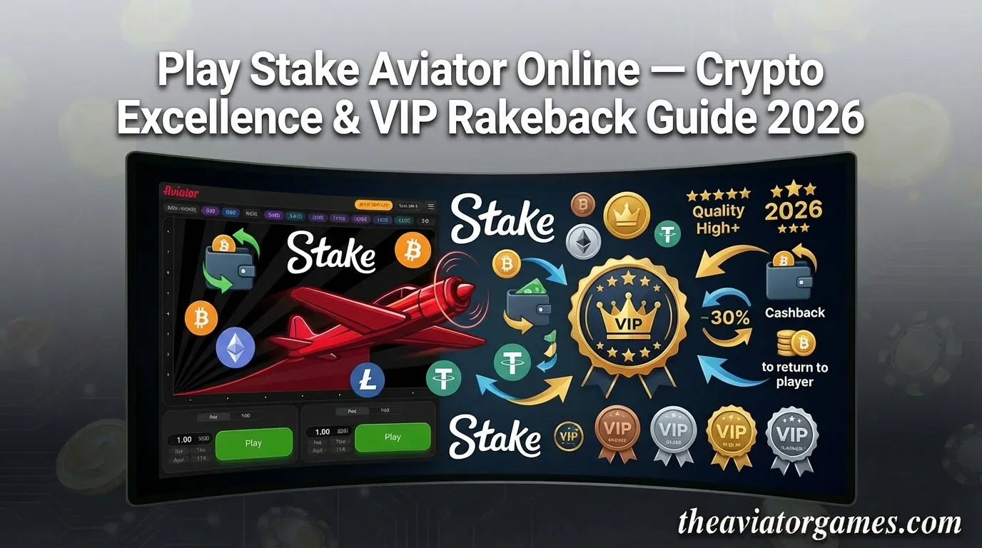 Play Stake Aviator Online — Crypto Excellence & VIP Rakeback Guide 2026