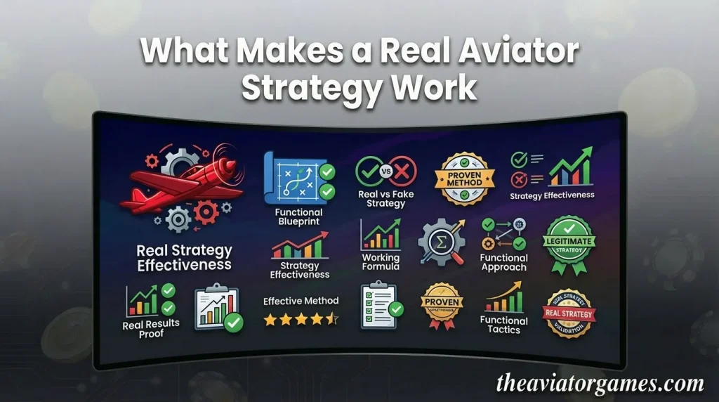 What Makes a Real Aviator Strategy Work