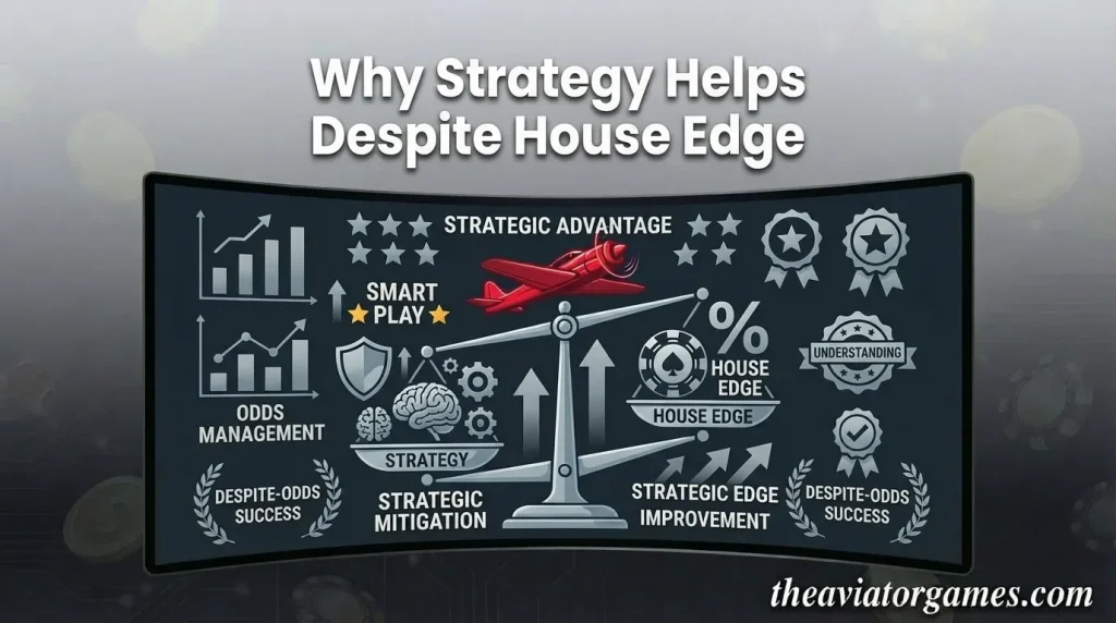 Why Strategy Helps Despite House Edge
