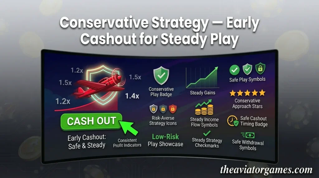 Conservative Strategy — Early Cashout for Steady Play
