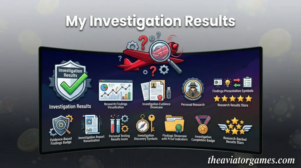 My Investigation Results of Aviator Game Signals