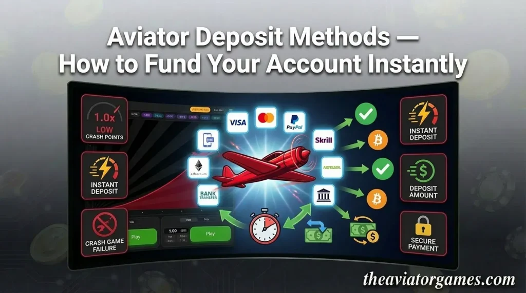 Aviator Deposit Methods